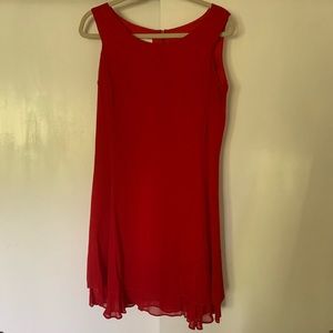 Ruby Red Vintage Mevisto Dress